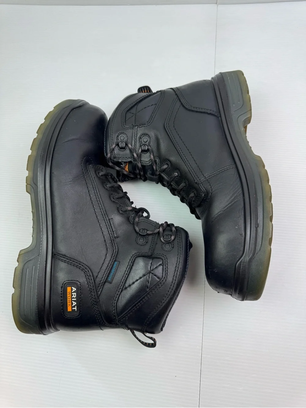 Ariat Work Boots Men’s 10.5D Waterproof Composite Toe ASTM F2413-18 M/I/C EH Bla